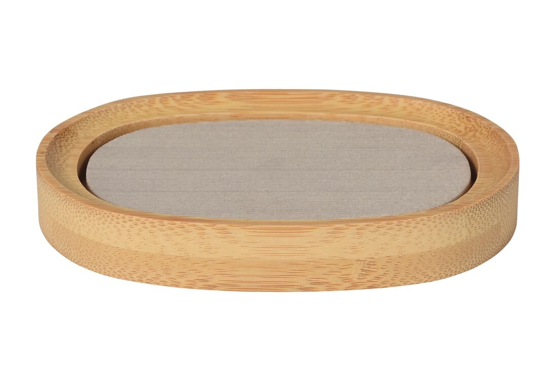 Sapho RIKO mýdlenka na postavení, béžová/bambus