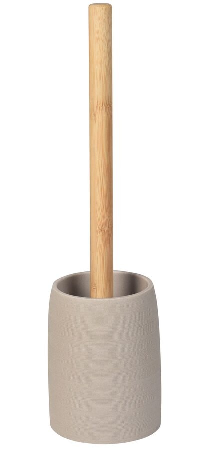 Sapho RIKO WC štětka na postavení, béžová/bambus