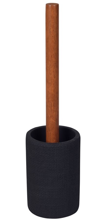 Sapho CRAFT WC štětka na postavení, acacia/černá