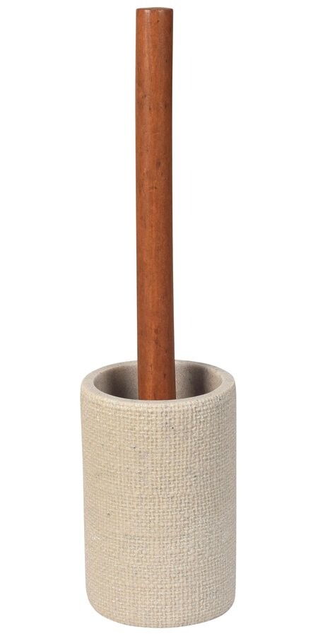 Sapho CRAFT WC štětka na postavení, acacia/béžová