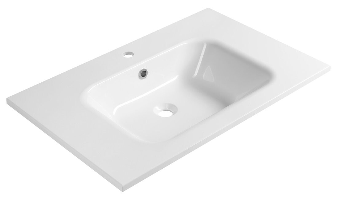 Sapho ARECA umyvadlo, litý mramor, 81x51,5cm, bílá