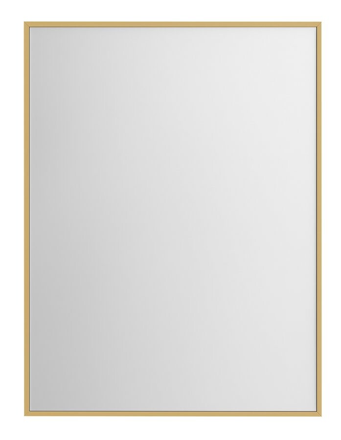 Sapho NOTION SLIM zrcadlo v rámu 60x80cm, zlato mat
