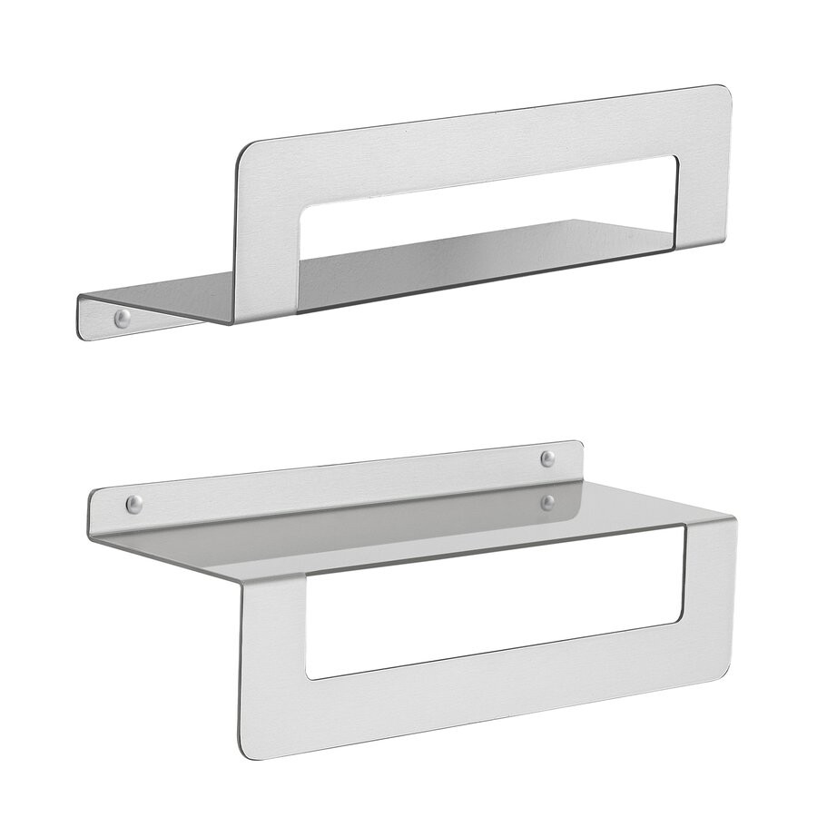 Gedy CLEO polička s držákem ručníků 300mm, nerez mat