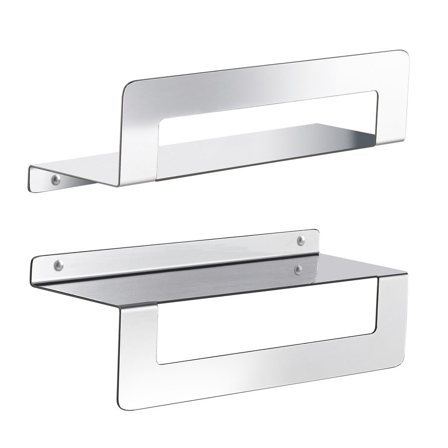 Gedy CLEO polička s držákem ručníků 300mm, nerez lesk