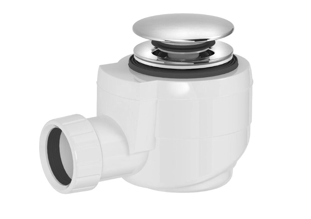 Polysan Vanová výpust DN40, click-clack, chrom