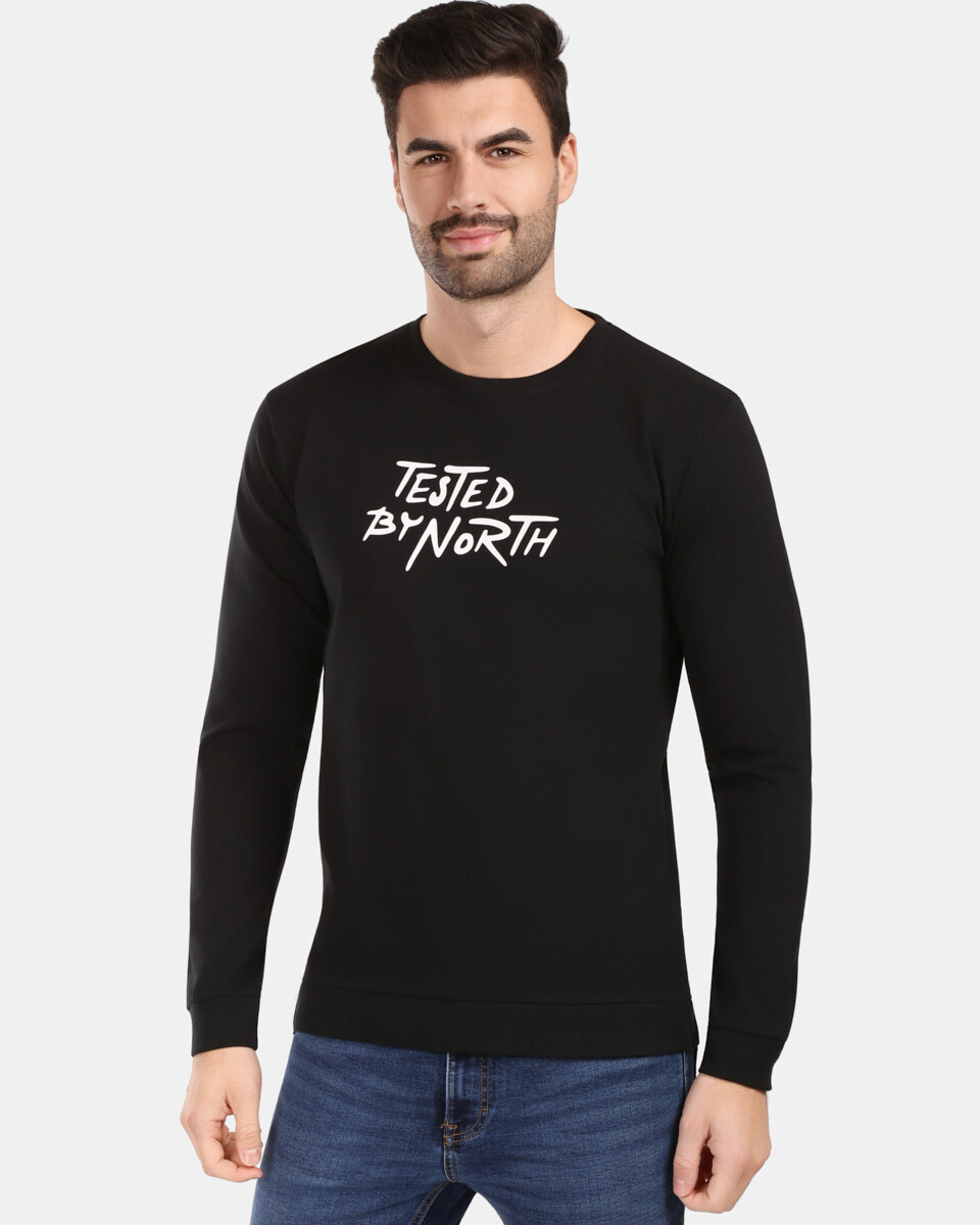 Pánské bavlněné tričko s dlouhým rukávem kilpi base-m černá 3xl