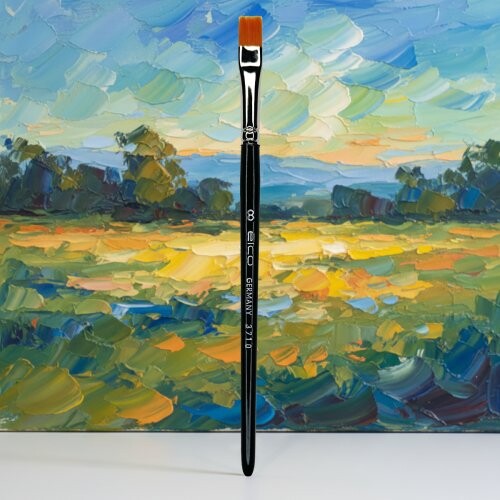 Štětec na akryl ELCO PINSEL - syntetický vlas - vel. 8