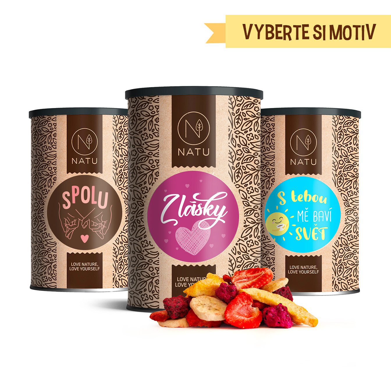 NATU Tubus plný sladkého ovoce - design dle výběru 85g