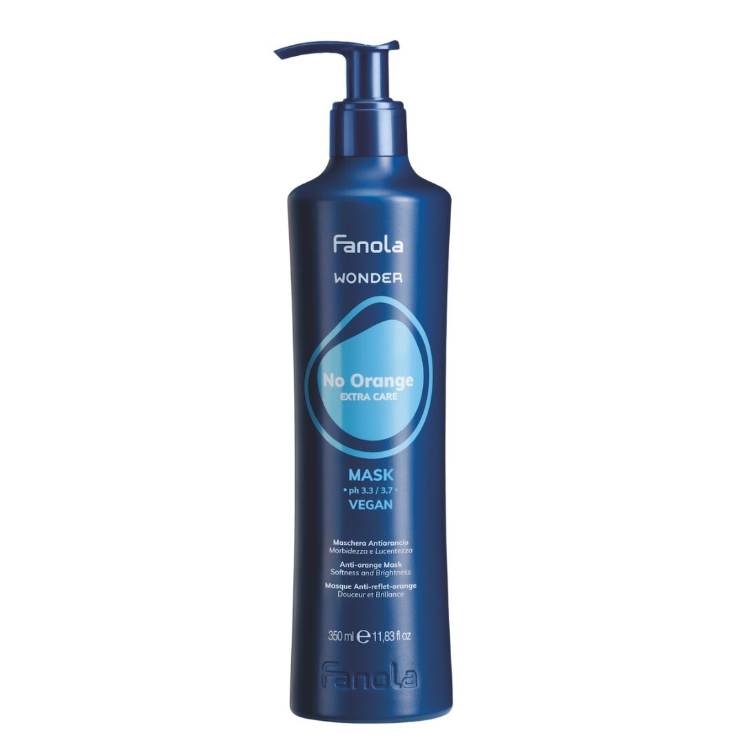 Fanola Wonder No ORANGE Maska - neutralizující maska proti měděným a oranžovým odleskům, Wonder No Orange - maska, 350 ml