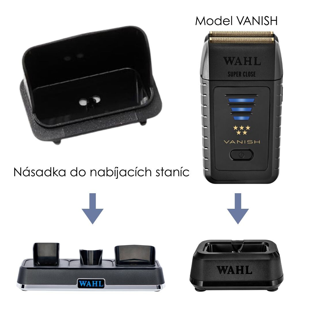 WAHL Insert VANISH for Power Station (S3023997-7030) - přídavný držák do nabíjecích stojanů Wahl pro VANISH strojek