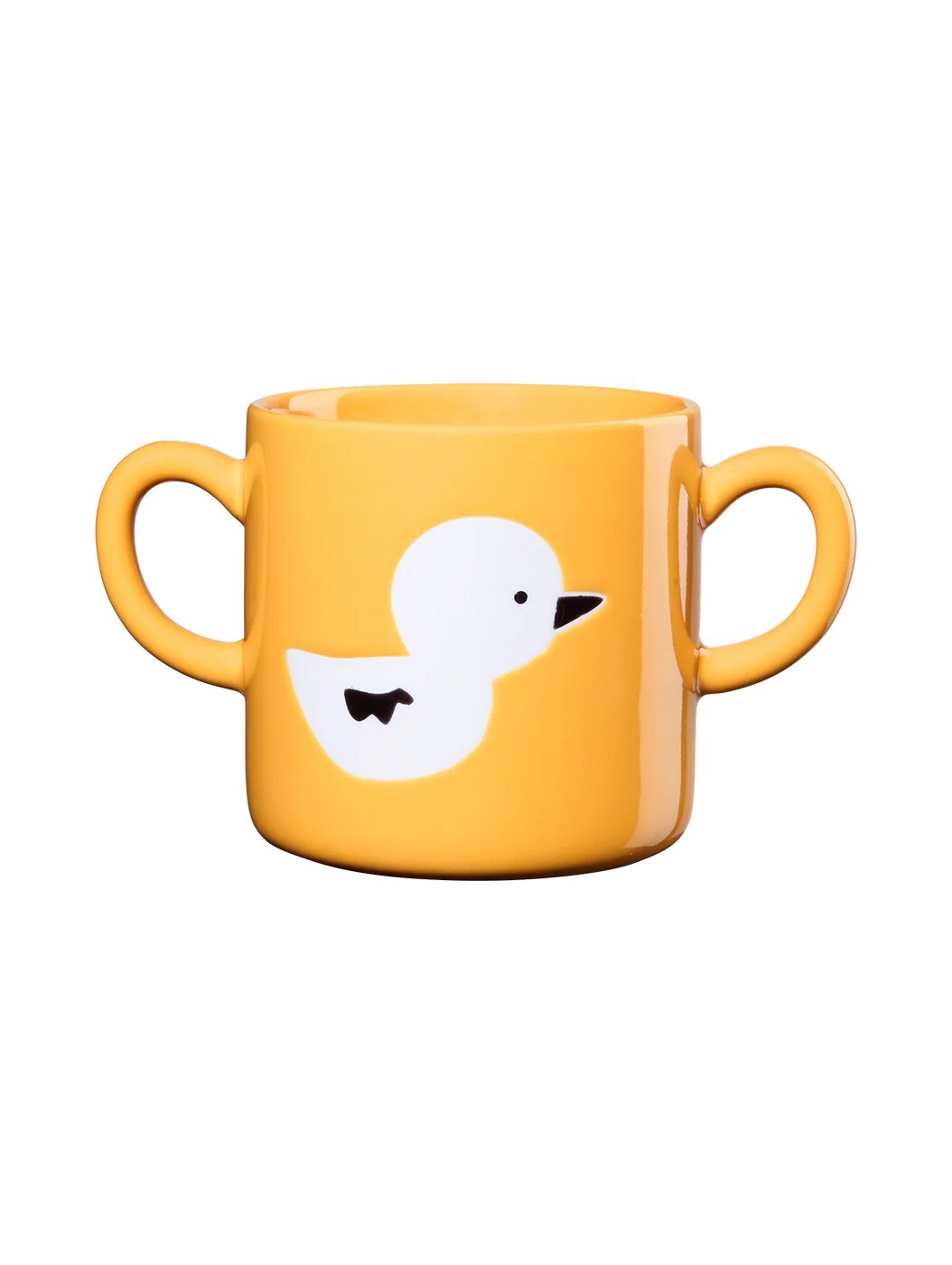 Porcelánový hrnek s uchem 250 ml kachnička KIDS ASA Selection - žlutý