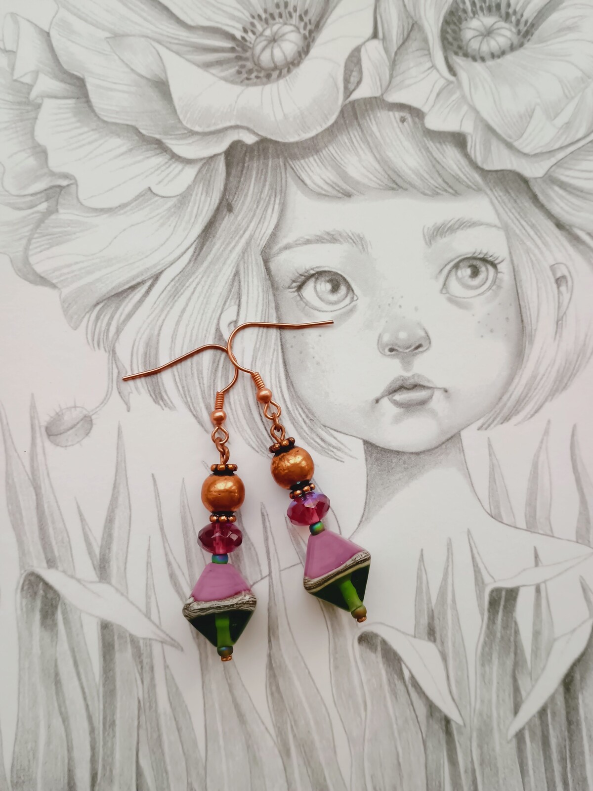 Emada Náušnice, 1023, Bibi, 1 pár