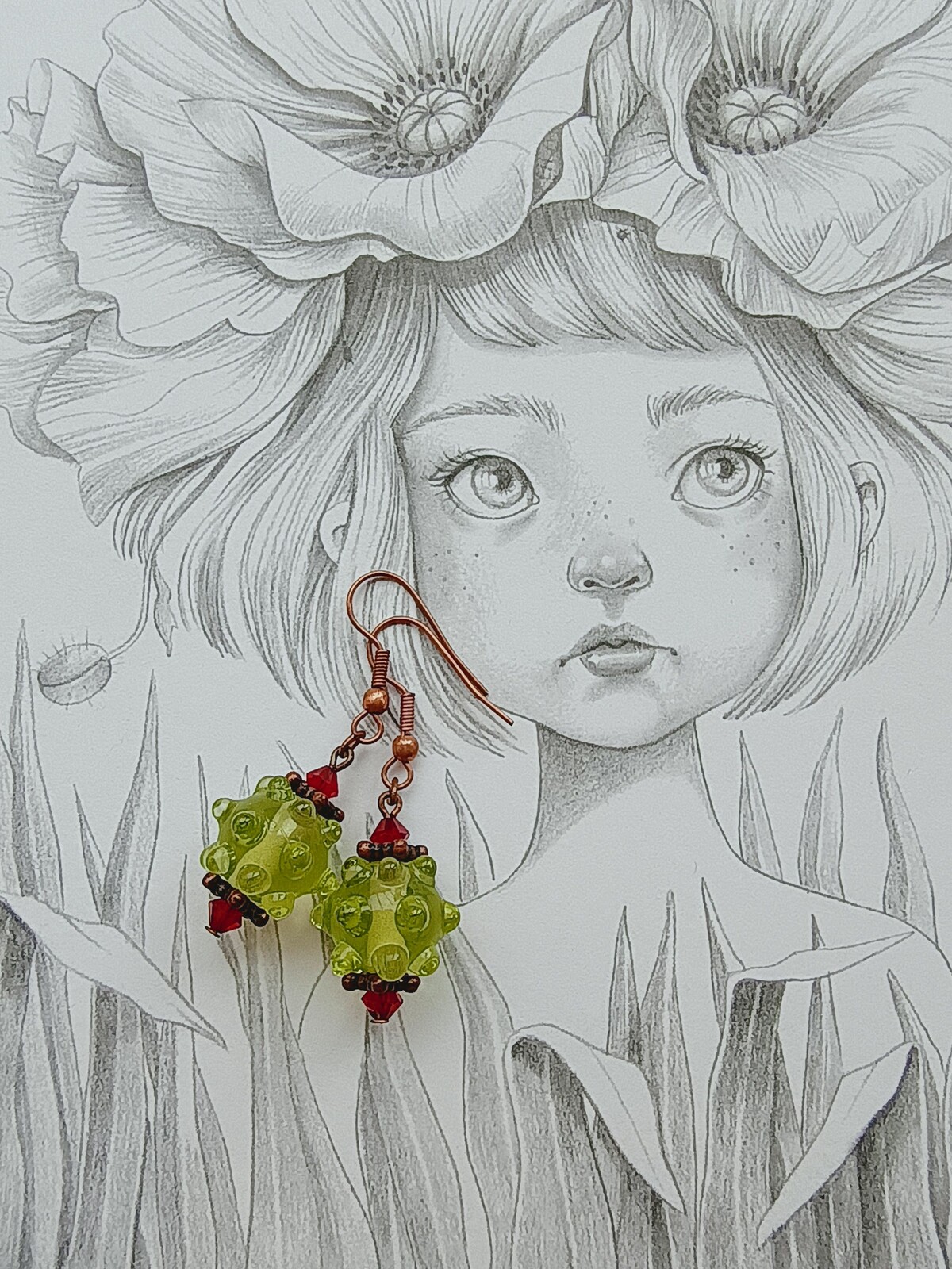 Emada Náušnice, 1025, Bohunka, 1 pár