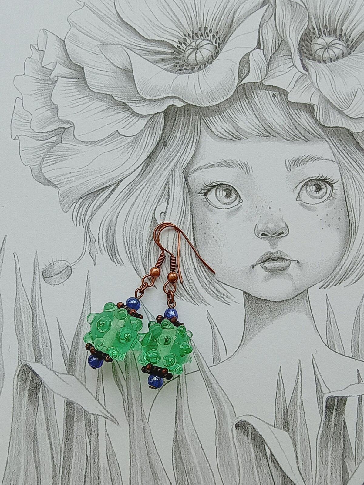 Emada Náušnice, 1026, Bobina, 1 pár