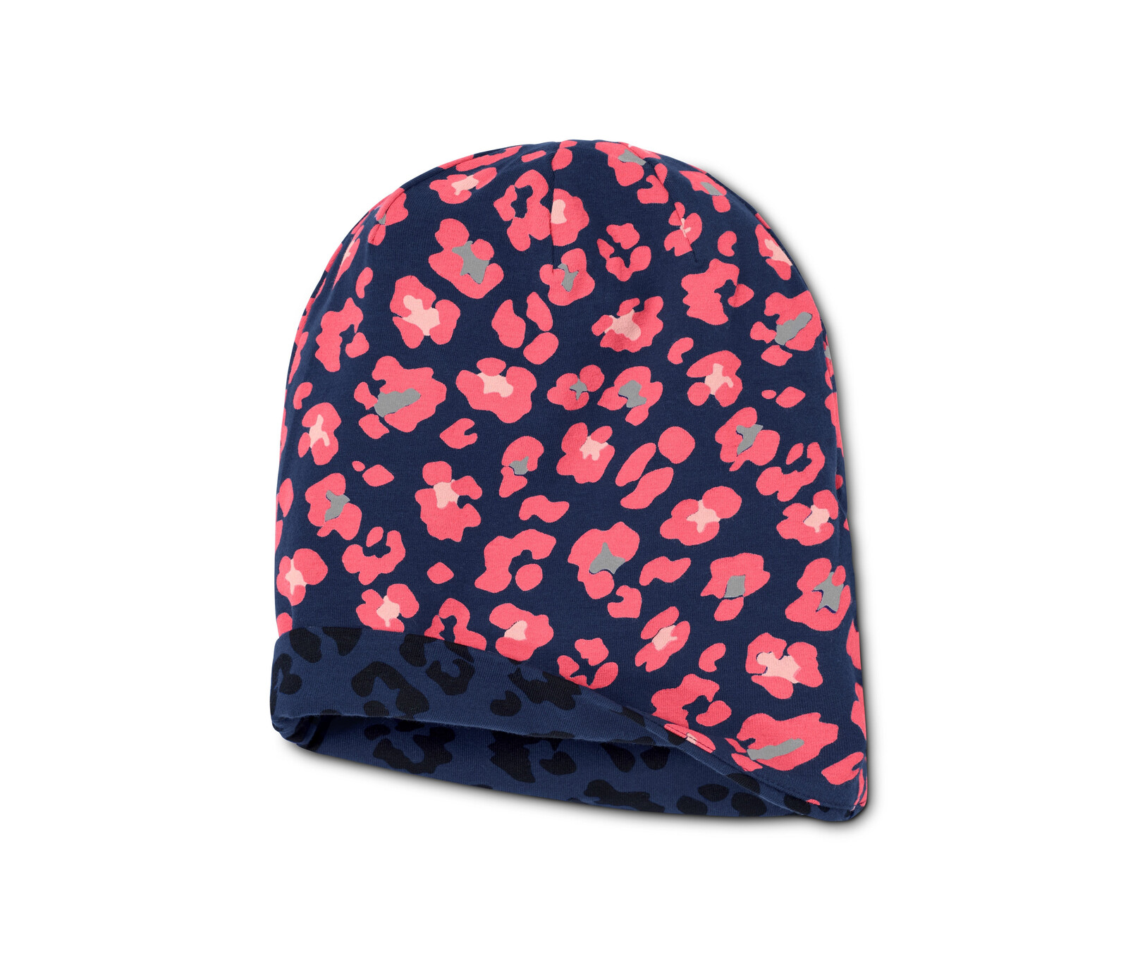 Tchibo - Oboustranná čepice - vel. 53-56 cm - barva: modrá