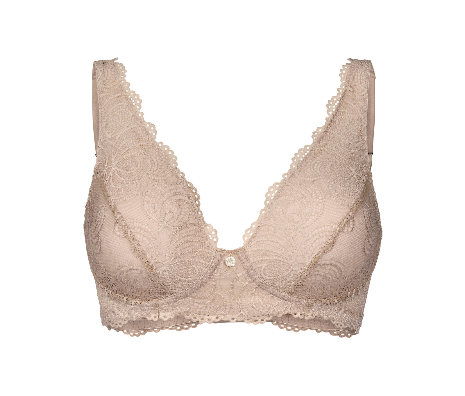 Tchibo - Krajková podprsenka - pro ženy - vel. 80C - barva: béžová