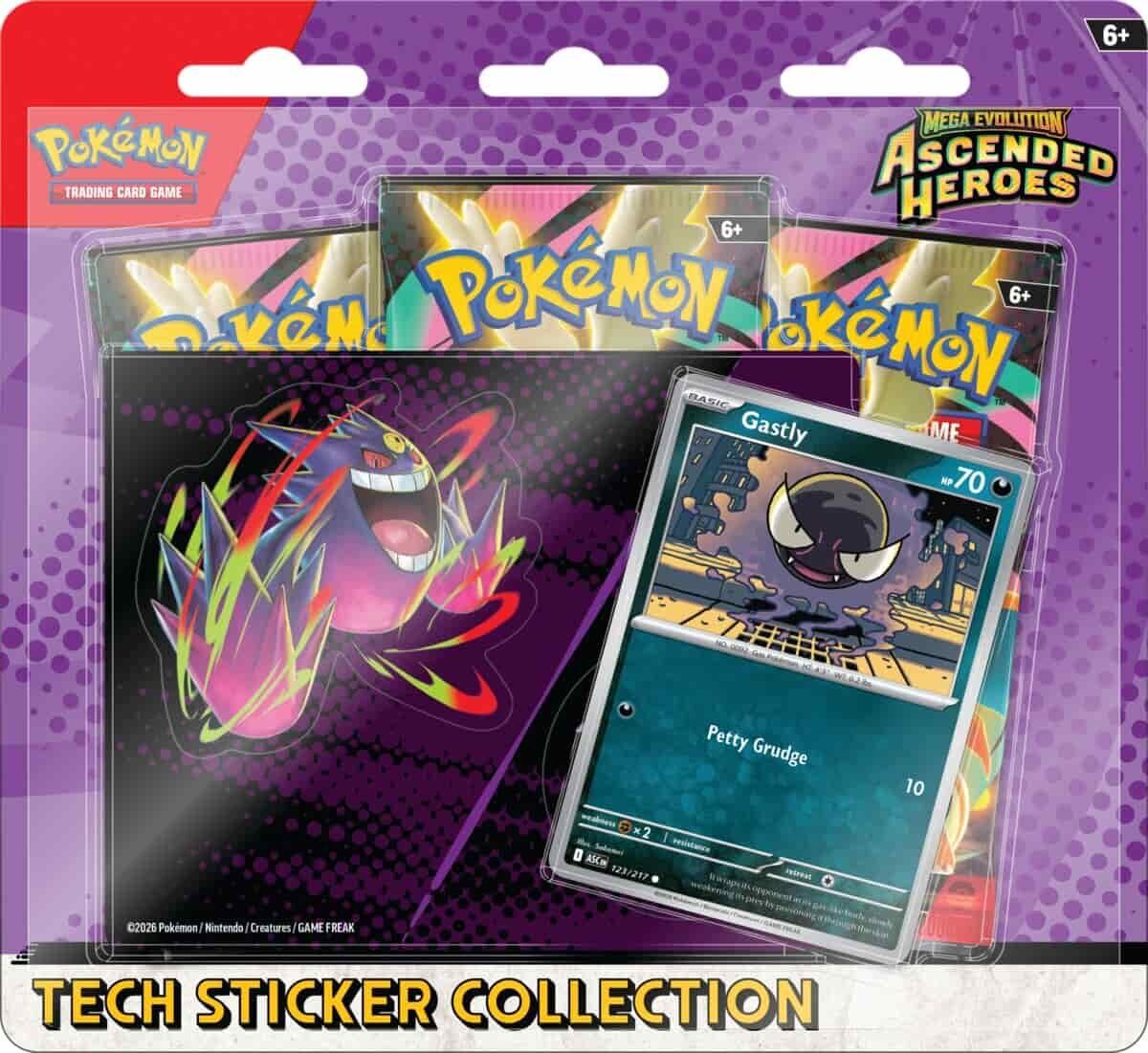 Pokémon TCG: ME02.5 Ascended Heroes - Tech Sticker Collection, více druhů