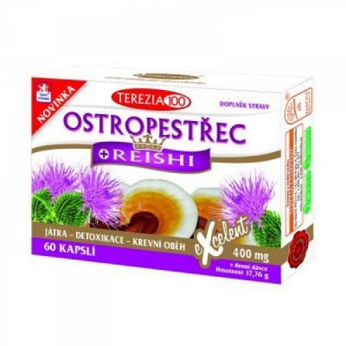 Terezia Ostropestřec + Reishi 60 kapslí