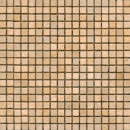 Kamenná mozaika 1,5x1,5 cm Premium Mosaic Stone 30,5x30,5 cm krémová STMOS15CRW