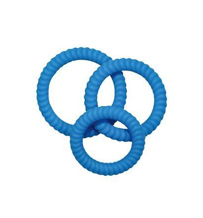 You2Toys Kroužky na penis LUST 3 MODRÁ SADA