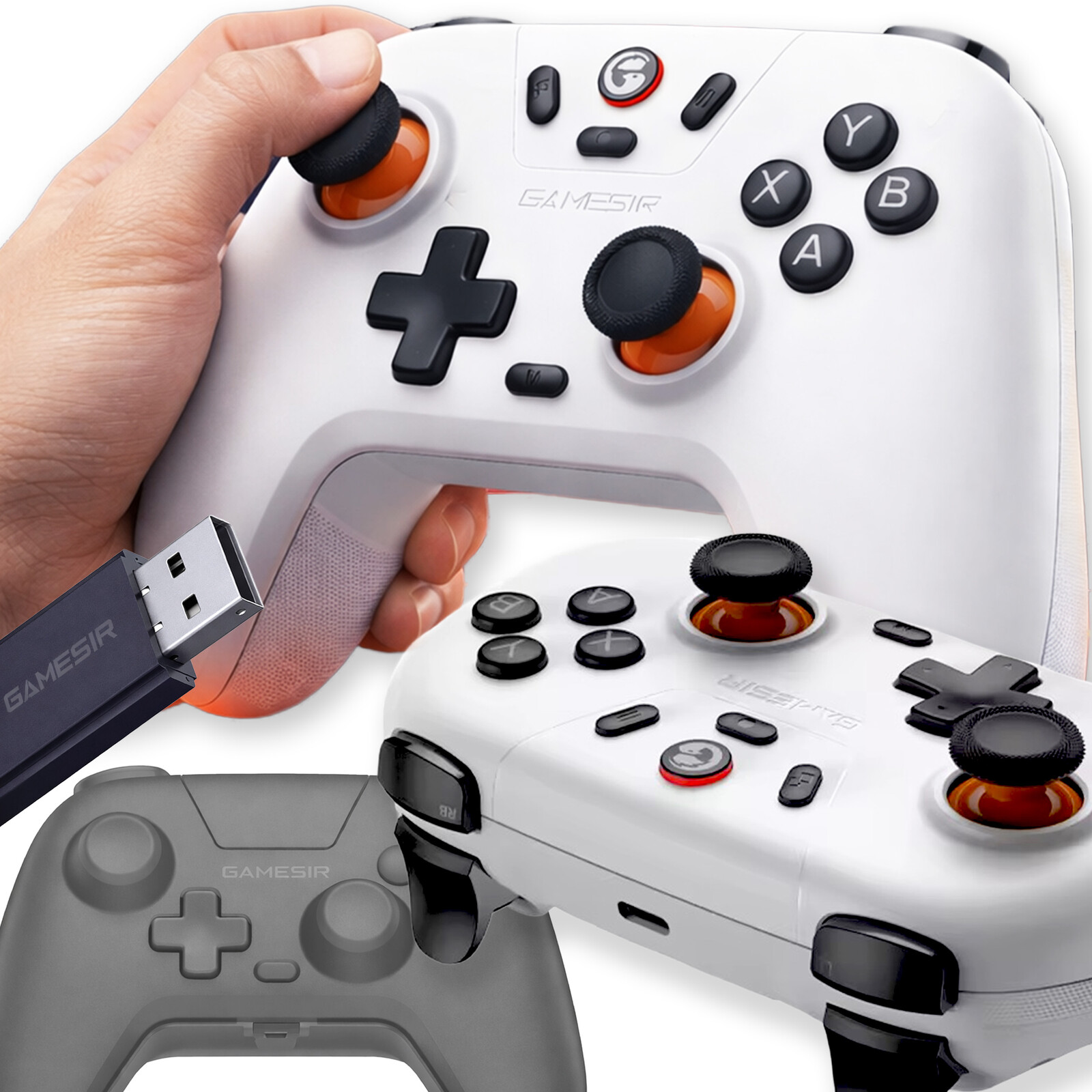 Gamepad Bezdrátový Ovladač Gamesir T4 Nova Lite Pc Usb-c Bluetooth
