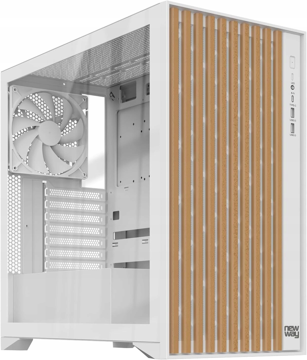 Počítačová Skříň Herního Počítače Newway Je Elegantní A Výkonné Chlazení