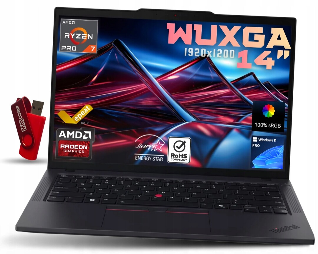 Notebook Lenovo ThinkPad P14s G5 R7 Pro, 16GB, 1TB Ssd, Wuxga, Ips, W11, 100% sRGB