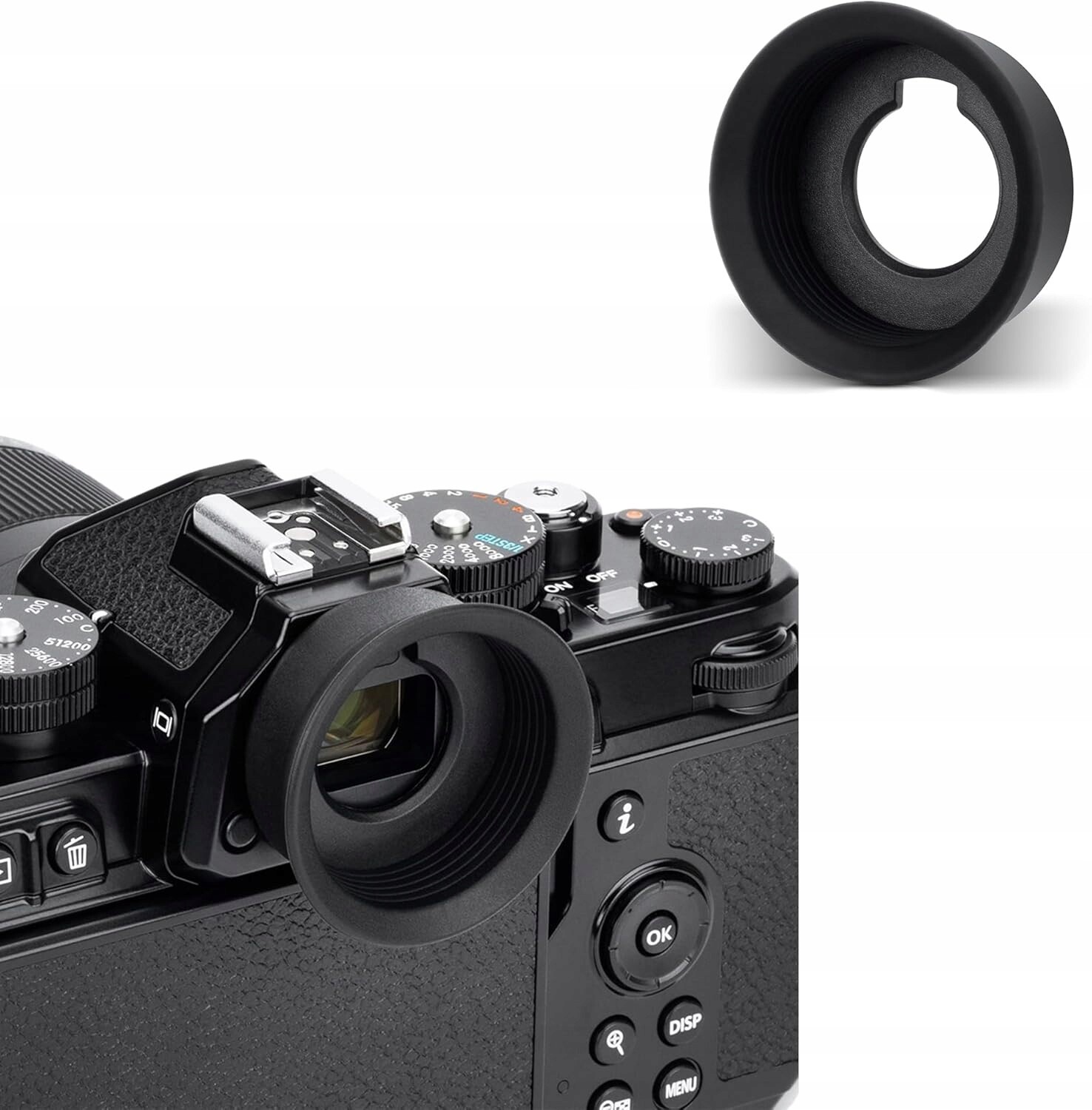 Kiwifotos DK33 Oční mušle pro fotoaparát Nikon Zf Z9 Z8 Silikonový hledáček