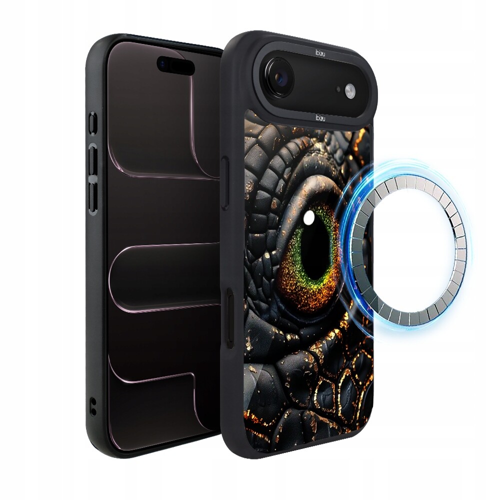 Matný Pouzdro Ibizu DropGuard pro iPhone Air s MagSafe, Amber Dragon