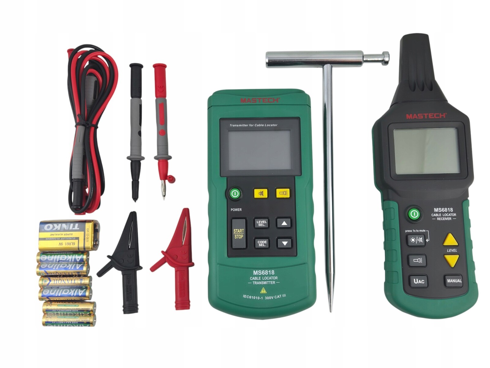 Lokátor Kabelů, Bezpečnostní Měřič, Detektor Mastech MS6818