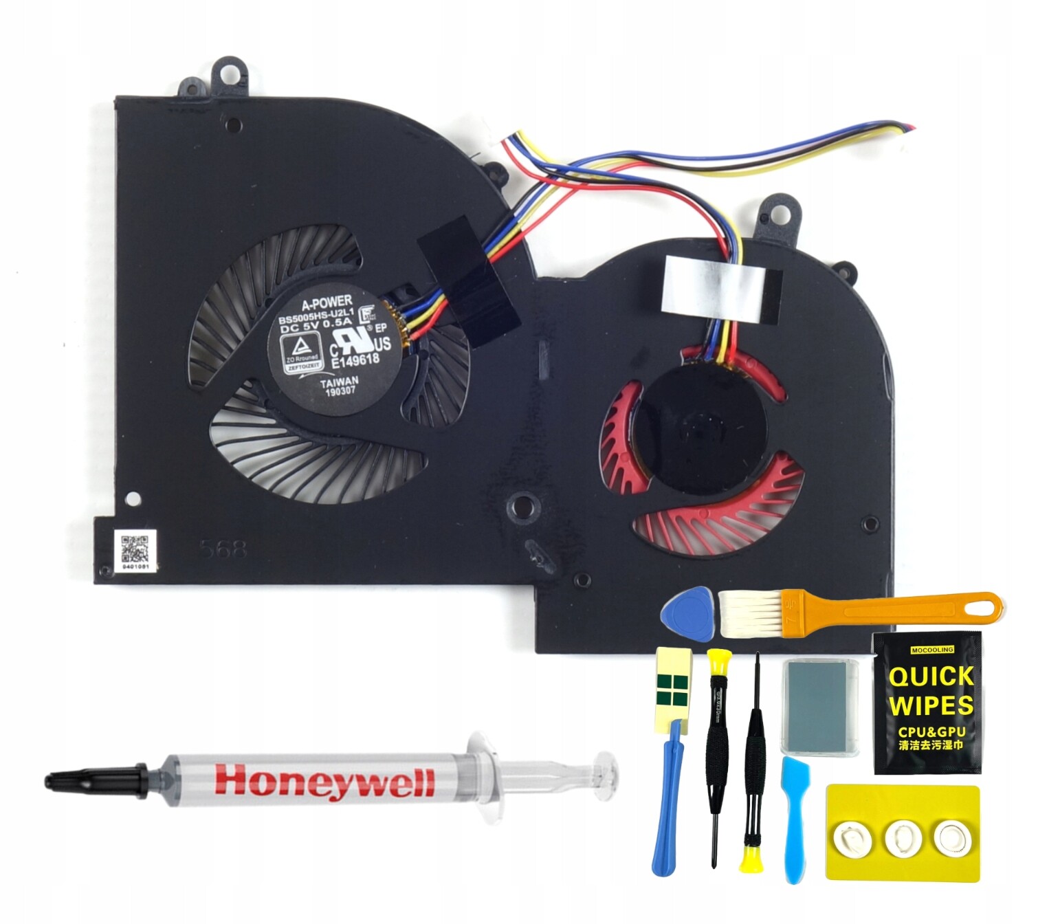 Ventilátor Msi Stealth GS65 MS-16Q2 Gpu teplovodivá pasta Honeywell