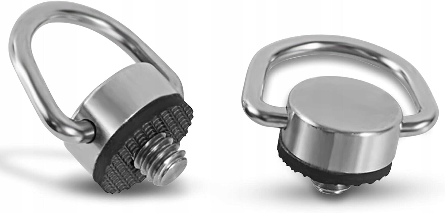 2x Šroub Pro Fotoaparát Monopodu Stativu Nerezová Ocel Závit 1/4