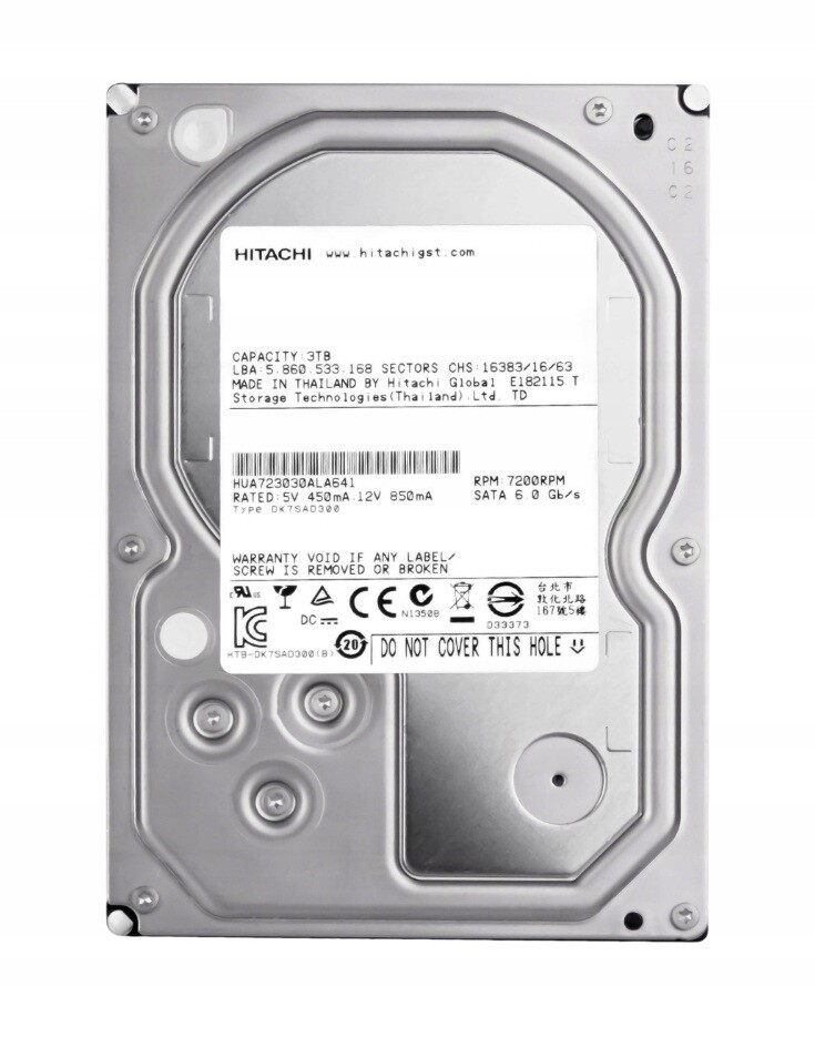 Pevný Disk Hgst HUA723030ALA641 3,5