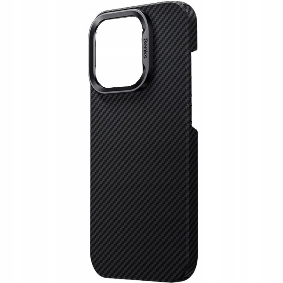 Pouzdro Benks Carbon Kevlar Case pro iPhone 15 kryt DuPont Aramid Fiber
