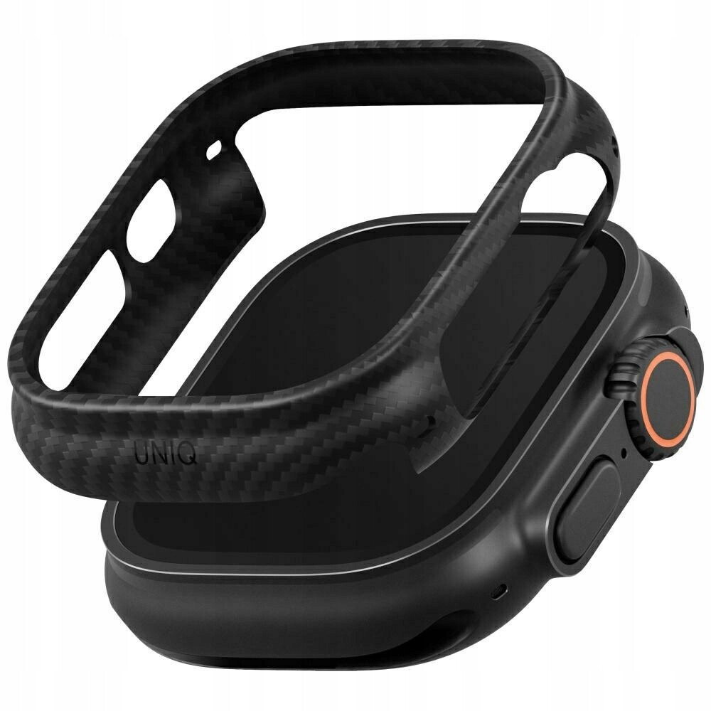 Pouzdro Uniq Keva Verge pro Apple Watch Ultra Ultra 2 Ultra 3 49 mm, černé
