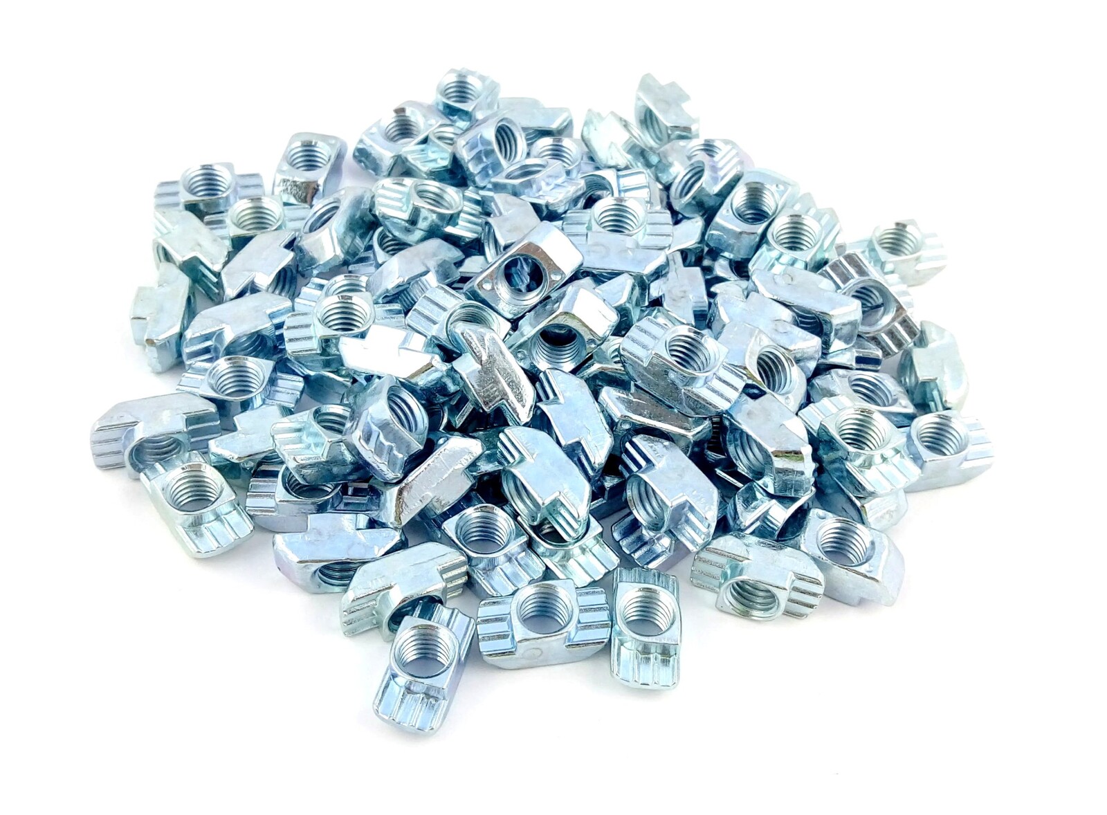 100 x kladívková matice M6 drážka 10 mm x 100 kusů