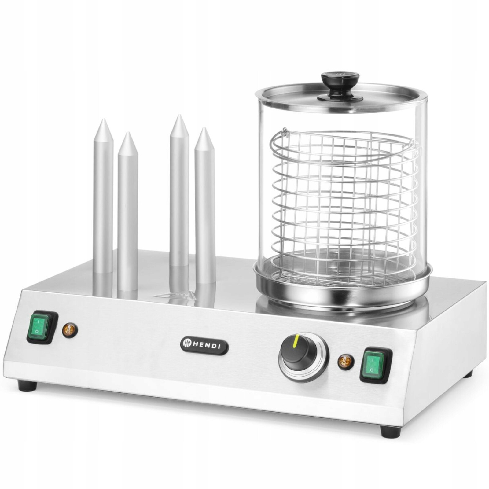 Ohřívač Na Hot-dogy Párků Na 4 Špejle Gastronomický 550 W