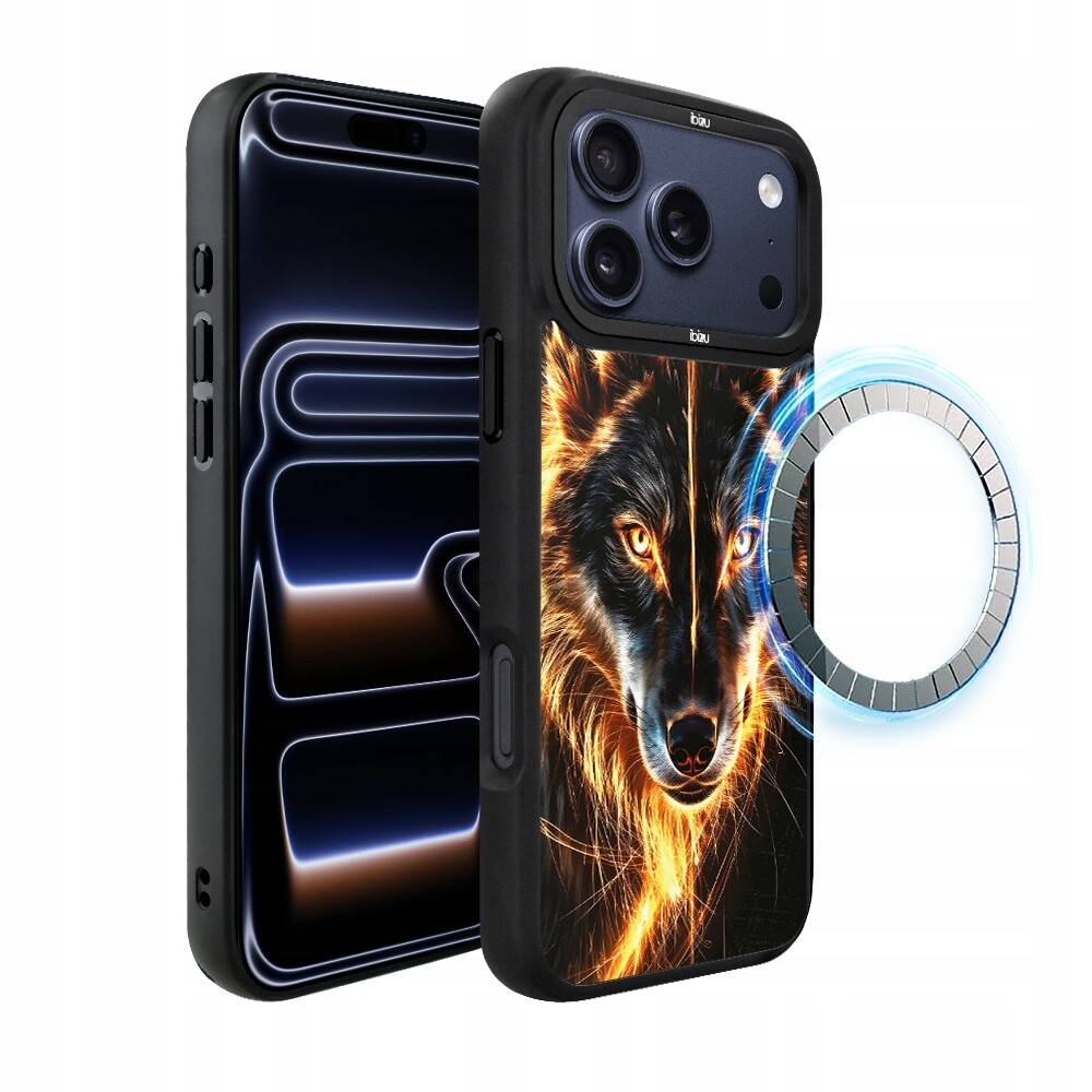 Matný Pouzdro Ibizu DropGuard s MagSafe pro iPhone 17 Pro, barva Fire Wolf