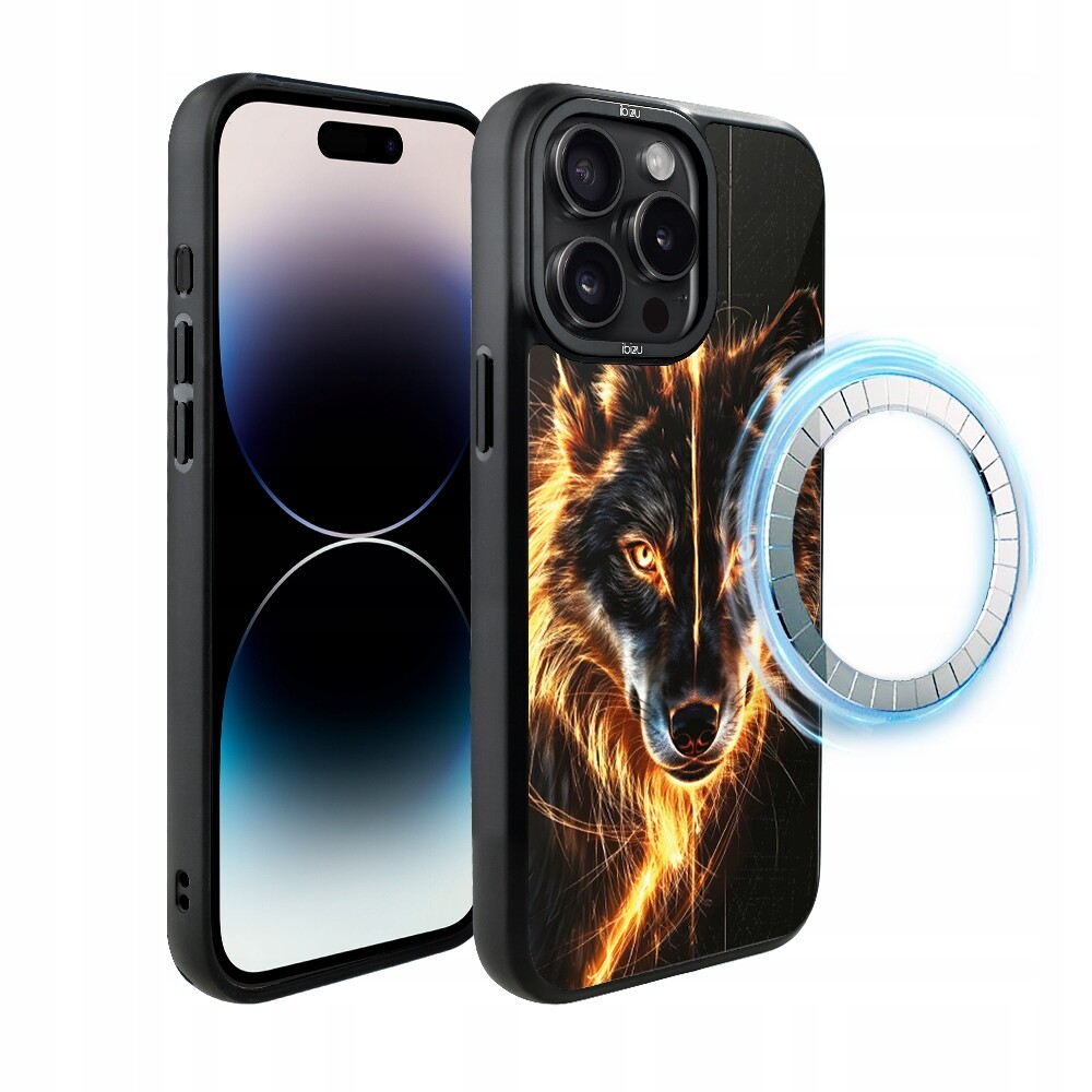 Matný Pouzdro Ibizu DropGuard s MagSafe pro iPhone 14 Pro Max, barva Fire Wolf