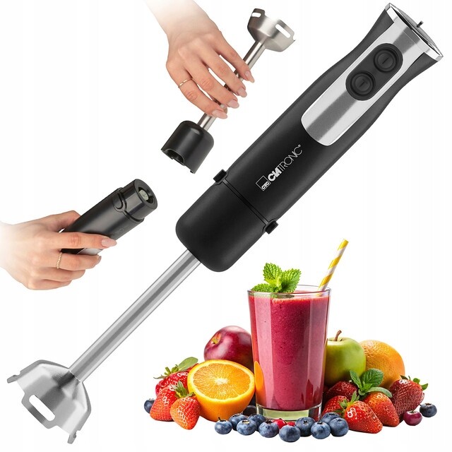 Ponorný mixér tyčový z nerezové oceli Clatronic Sm 3825 800W