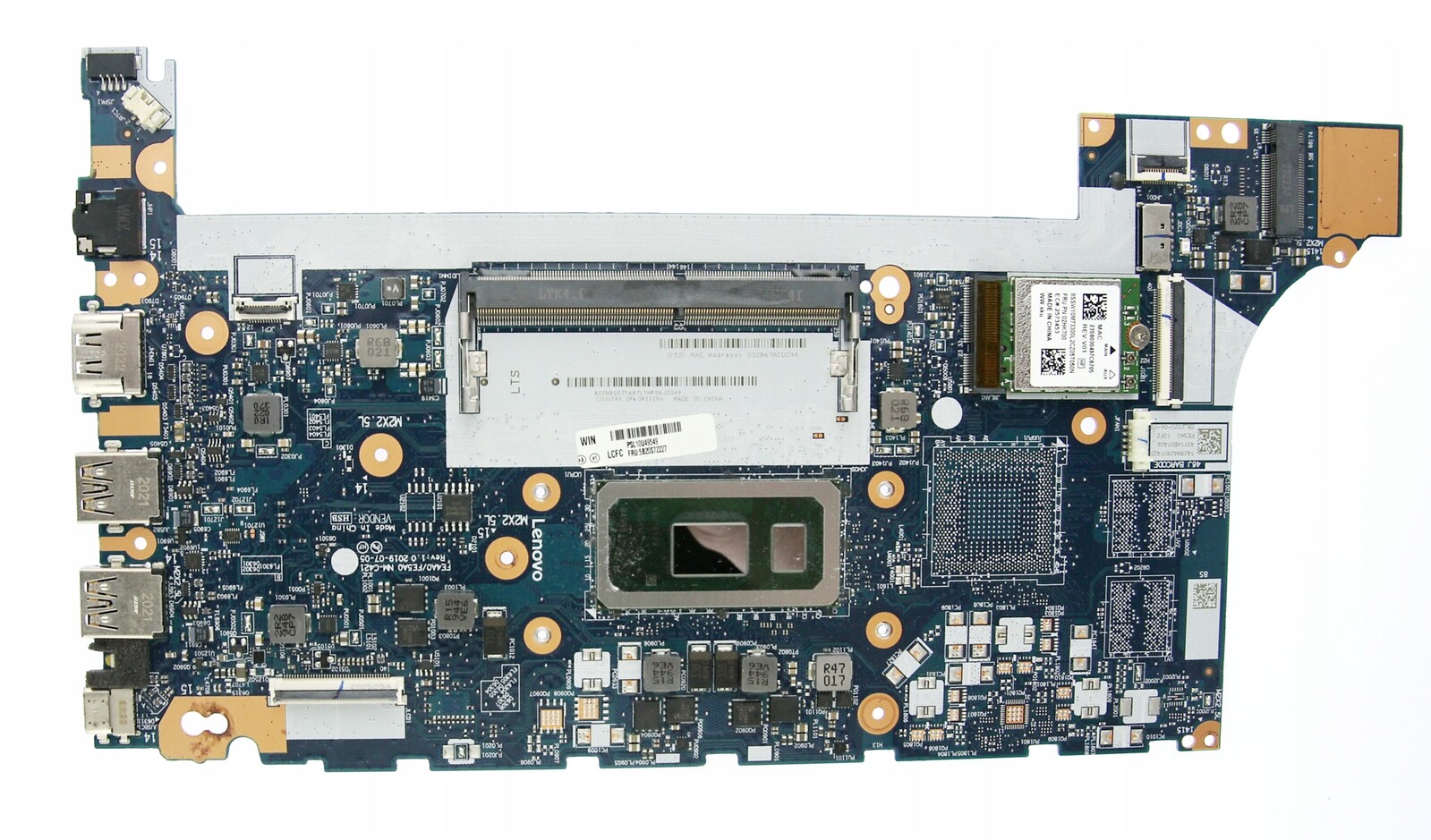 Základní Deska FE4A0/FE5A0 NM-C421 I7-10510U 10 Gen. Lenovo Thinkpad E15 G1