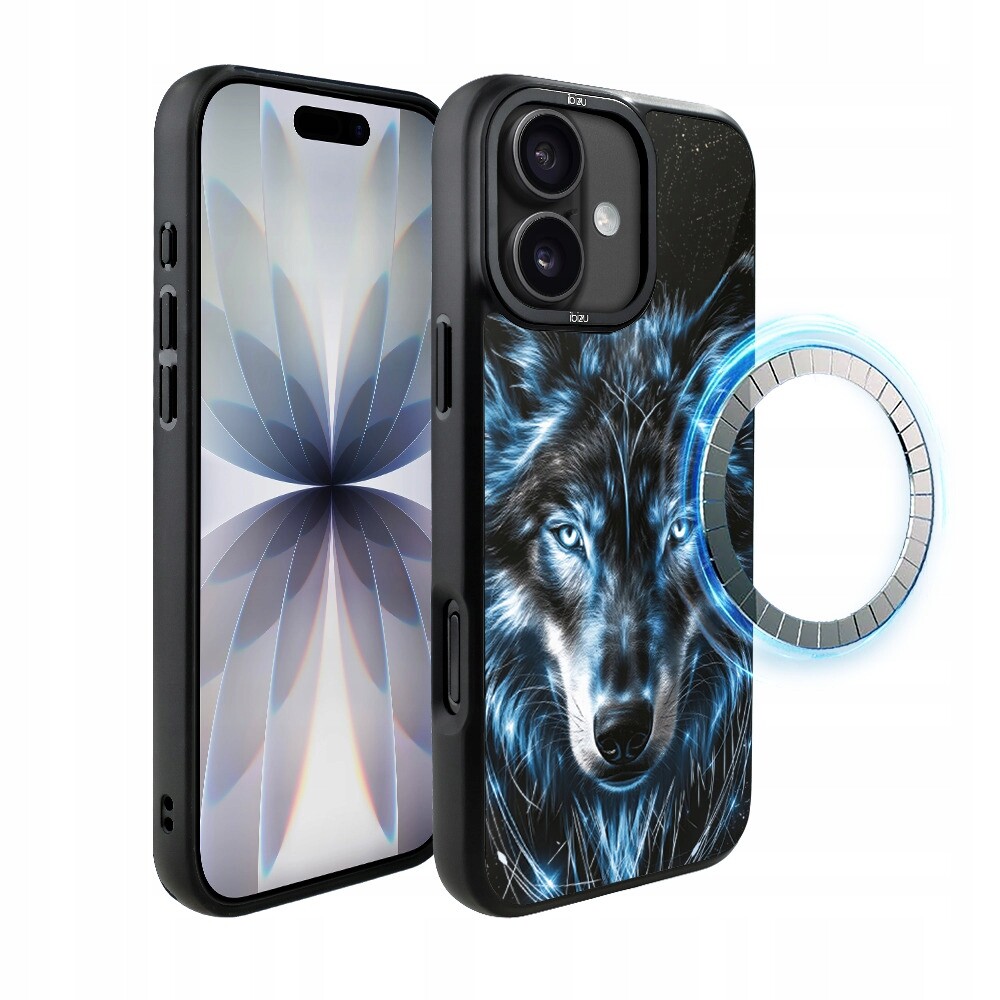 Pouzdro pro iPhone 17 Ibizu DropGuard Matt s MagSafe, Ledový vlk