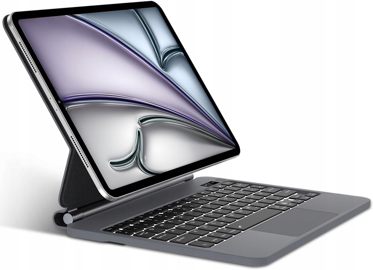 Klávesnice pro iPad Air 13 M3/M2 Sengbirch Qwertz s podsvícením a pouzdro