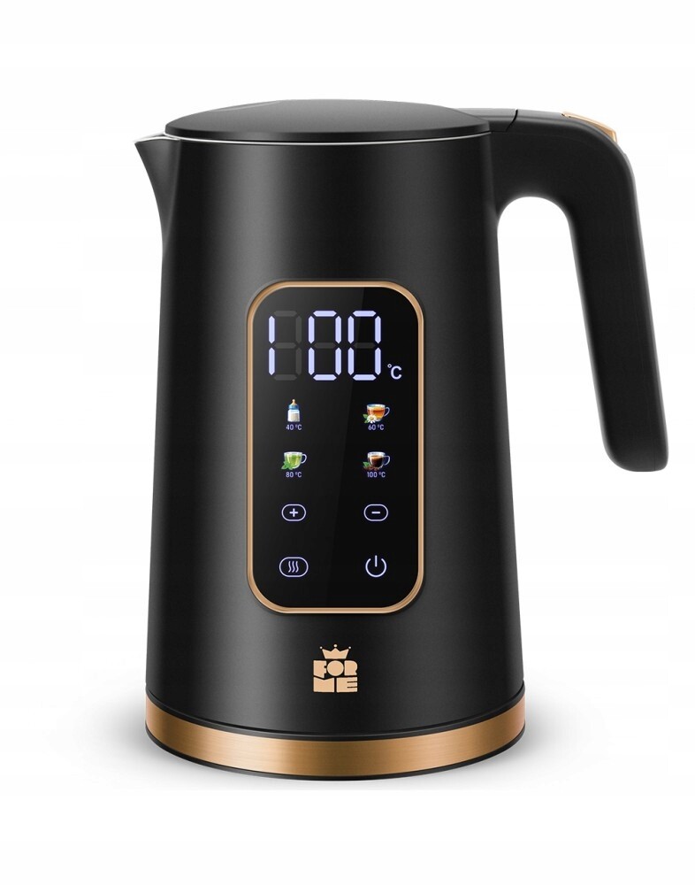 Elektrická varná konvice ForMe FKG-6017 2200 W 1,7 l černá