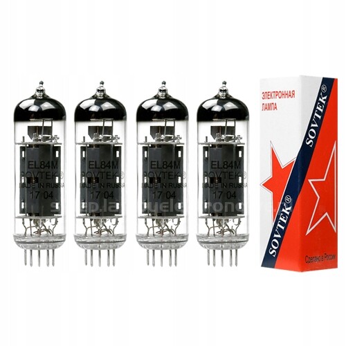 EL84M 6BQ5 Sovtek 4 ks vybrané čtverce