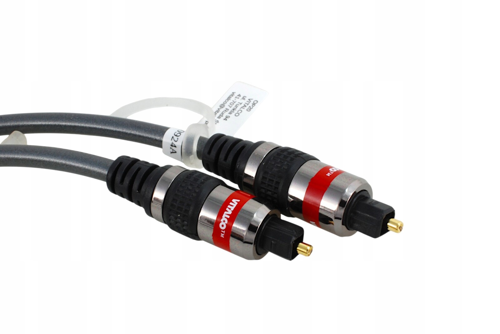 Optický Kabel T-t Toslink Konektor Toslink Konektor 6 mm Vitalco Premium 10,0 m