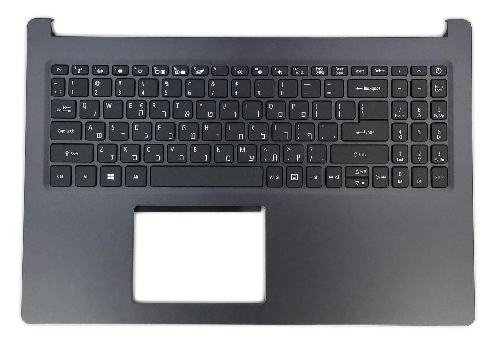 Nové Pouzdro Klávesnice Acer Aspire A315-22 Extensa 215-21 215-31 Hebrejská