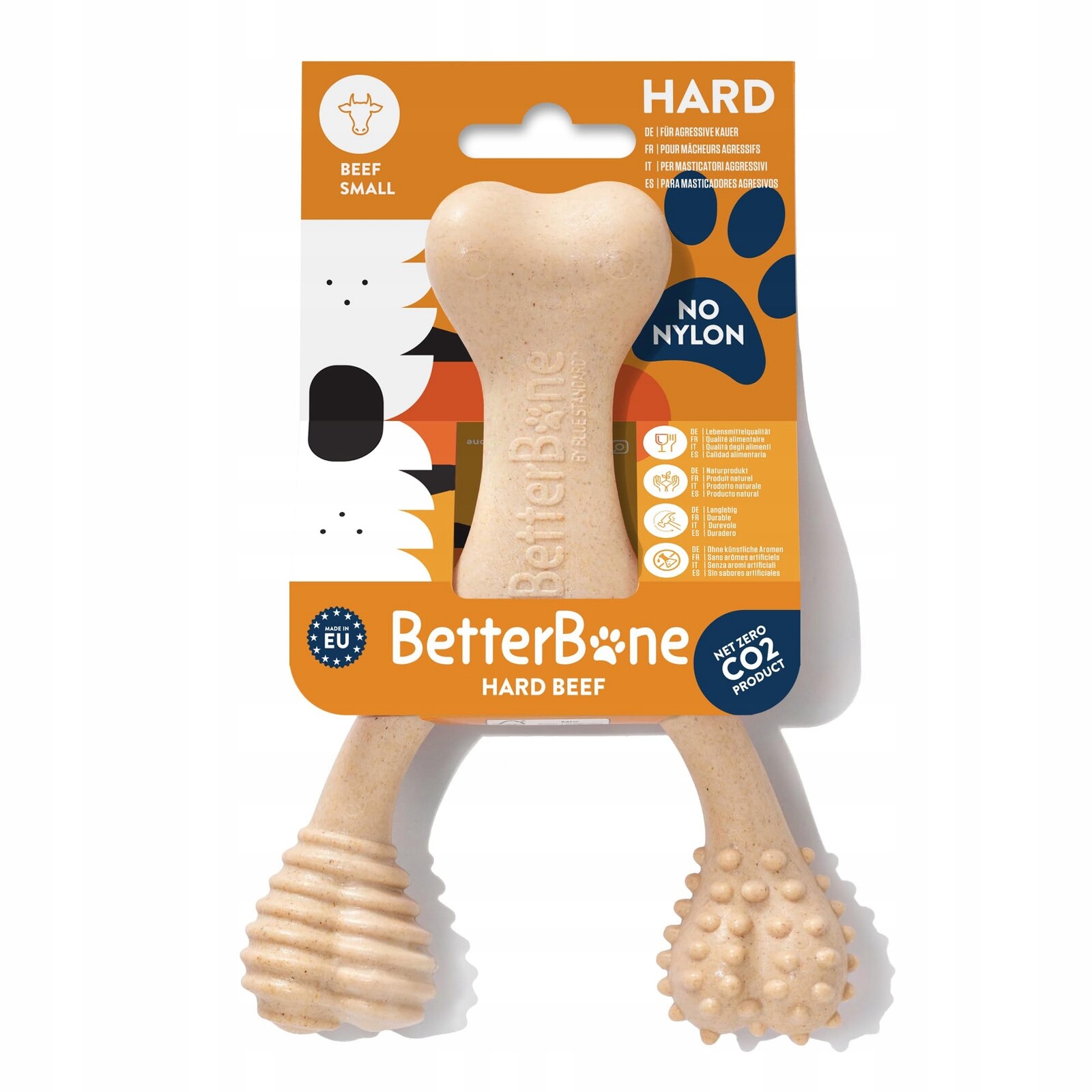 Betterbone Hračka Pro Psy na žvýkání Malá tvrdá hovězí nylonová hračka bez Gmo