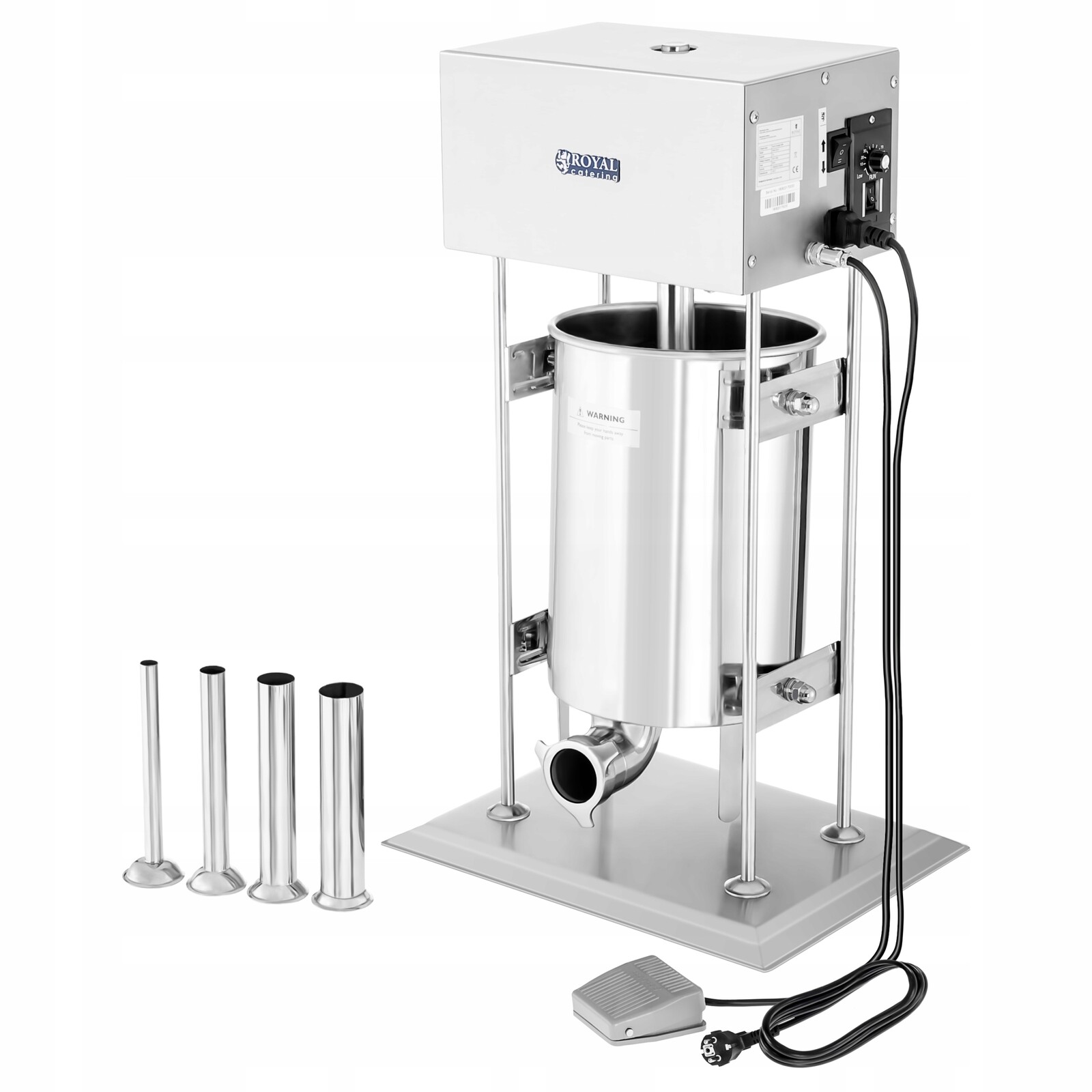 Elektrická plnička na klobásy a uzeniny 10 l Royal Catering RCWF-10LE-H