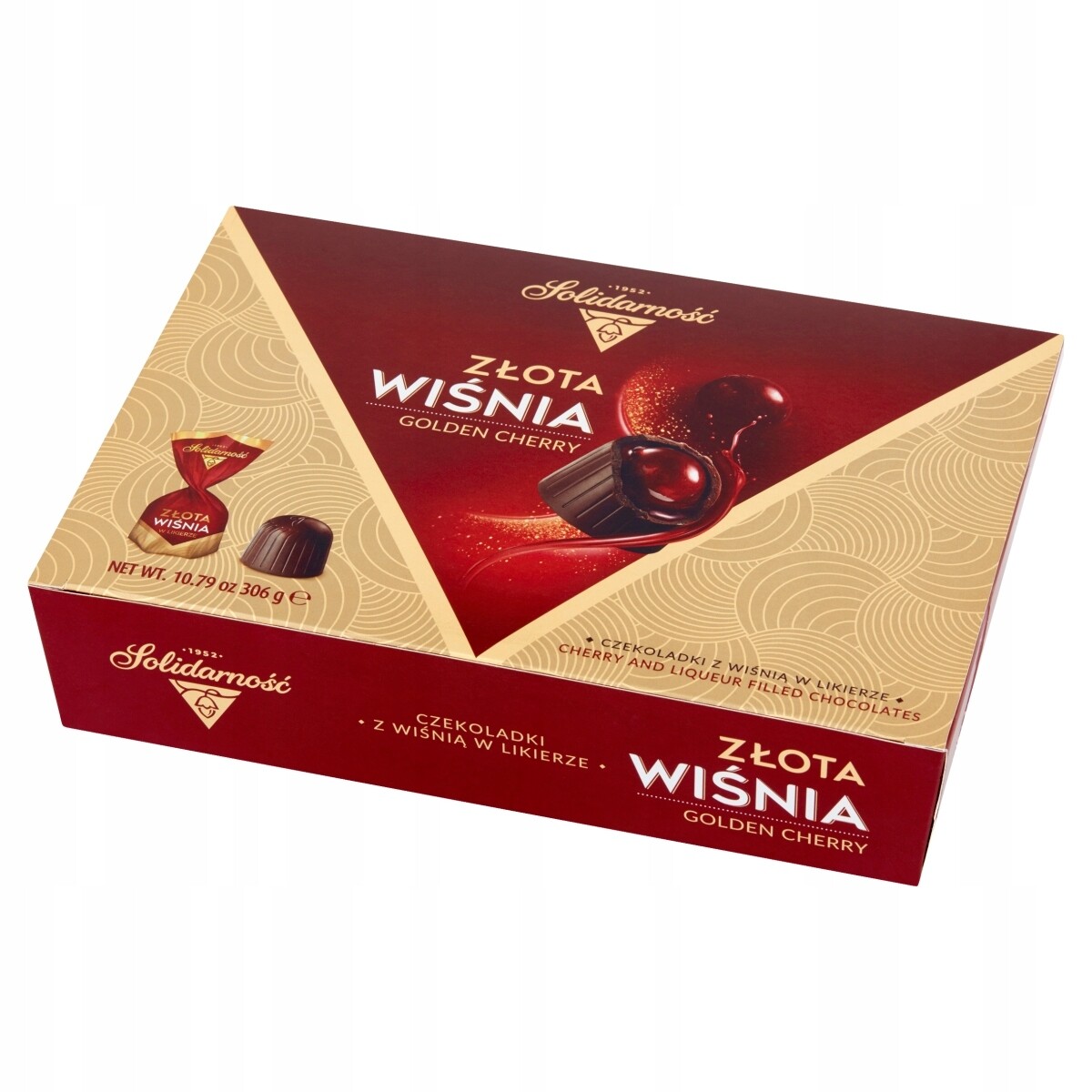 Solidarność Zlatá Višeň v čokoládovém likéru 306 g